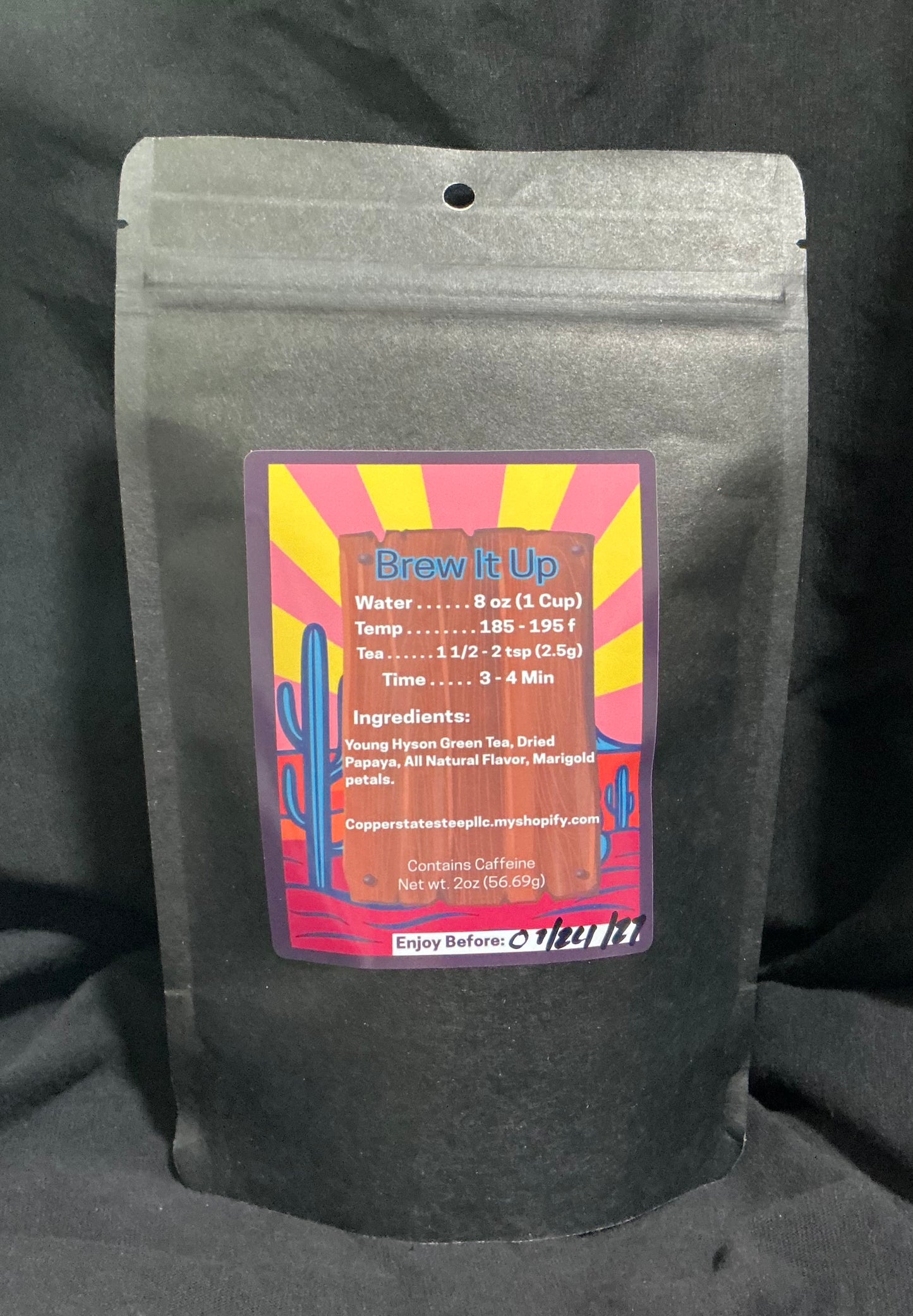 Peach Phoenician Naturally Flavored Loose Leaf Green Tea 2oz